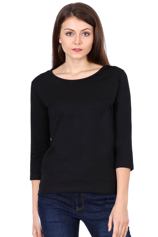 Koko Central Female Round Neck Full Sleeve T-Shirt