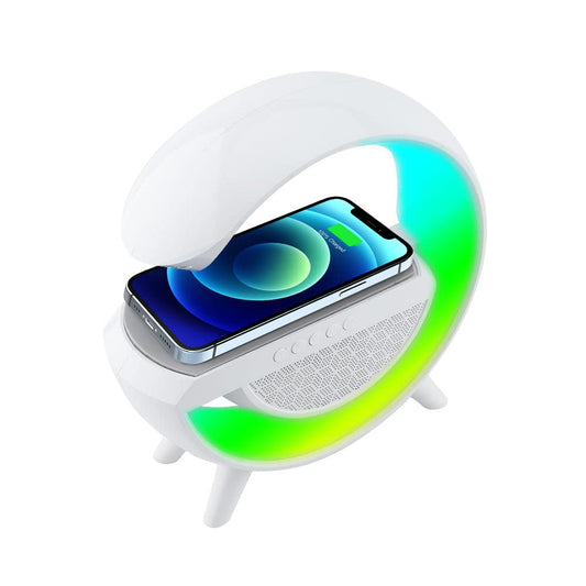 WIRELESS CHARGING LED CLOCK LAMP